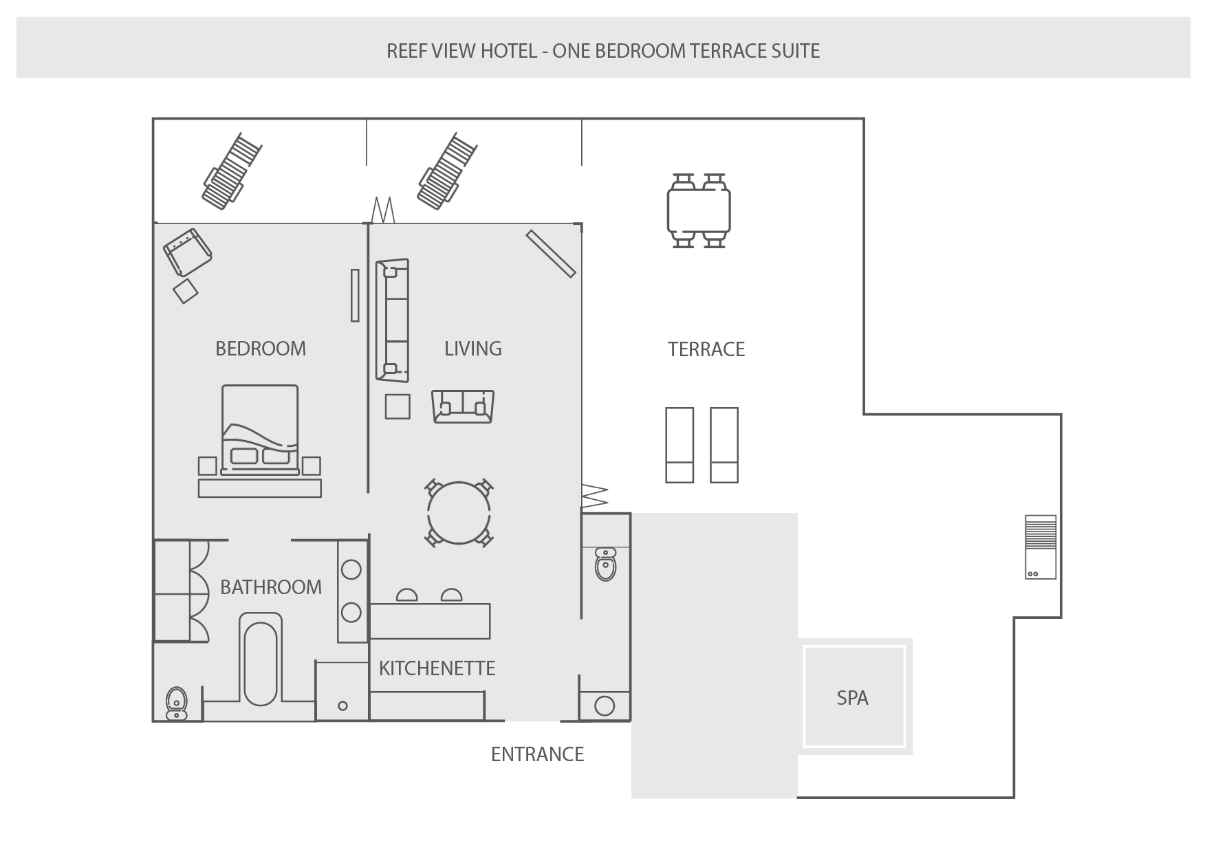 one bedroom terrace suite reef view hotel hamilton island